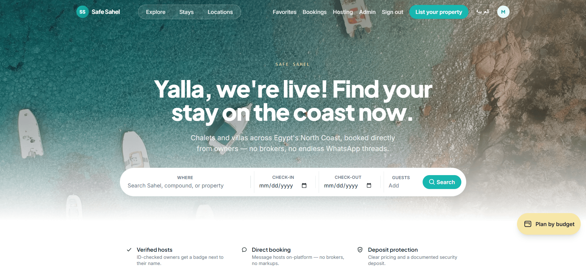 Safe Sahel — Luxury Property Rental Platform