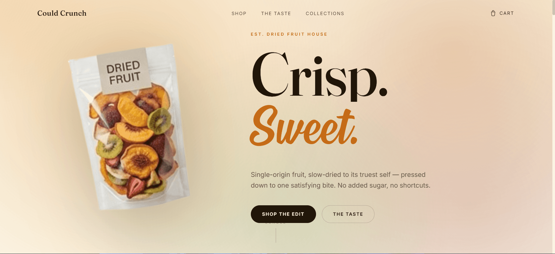 Dried Fruits — E-Commerce Website