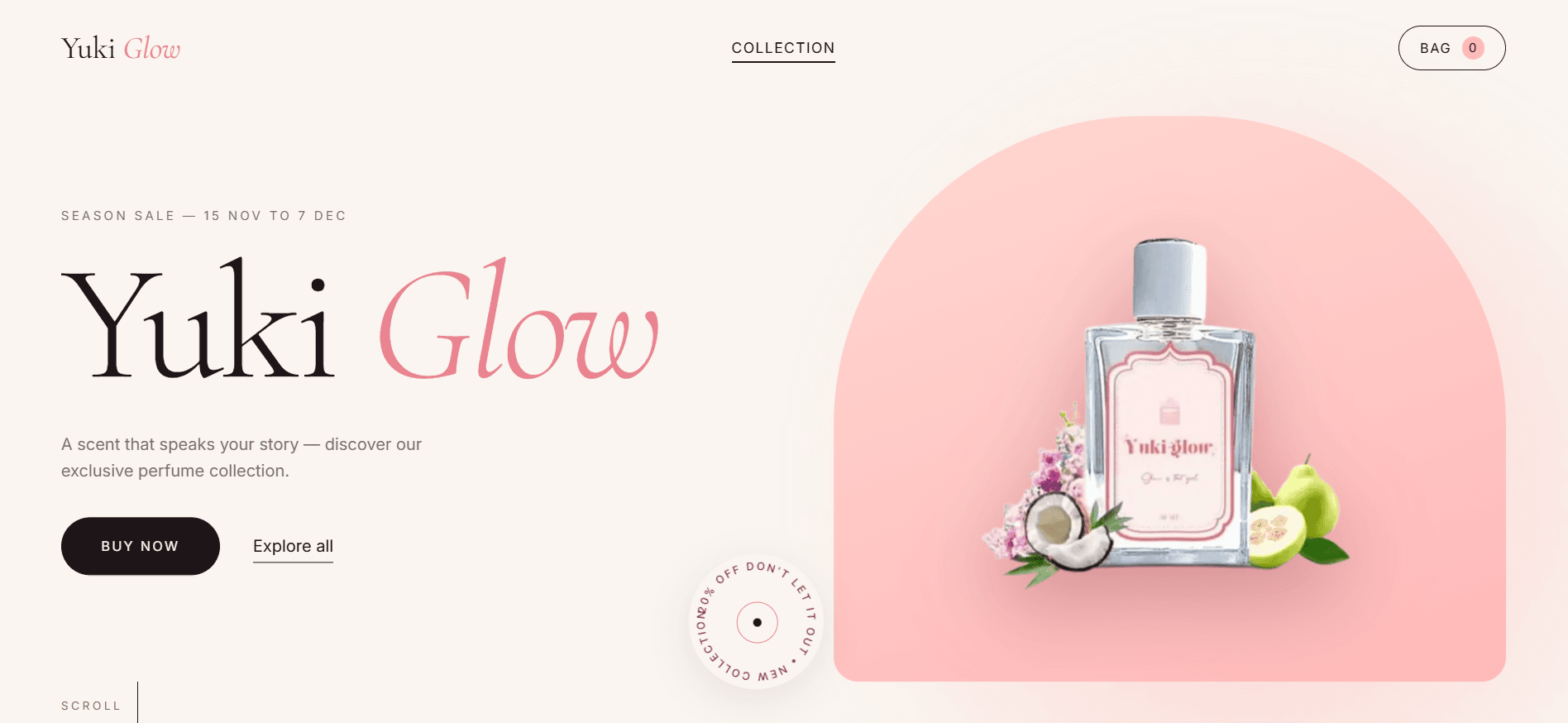 Luxury Perfume — E-Commerce Website